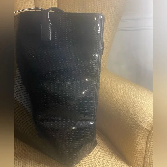 Kate Spade Bon Shopper black sequin tote -Like New - Picture 9 of 11